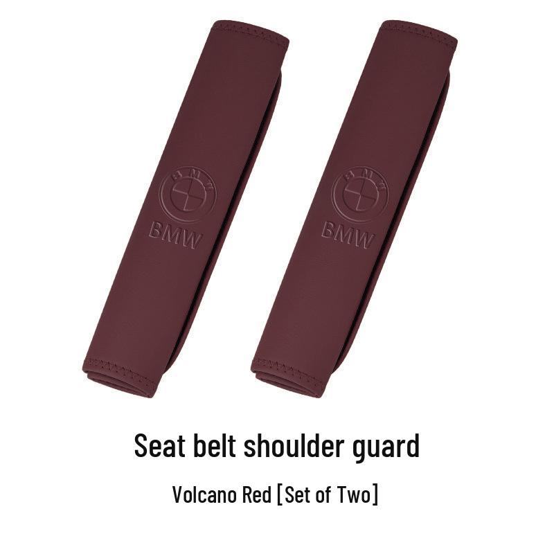 BMW Car Seat Belt Shoulder Pads Compatible with 5, I3, 1, 7 Series, X1, X3, X5, X6 - Seat Belt Protectors