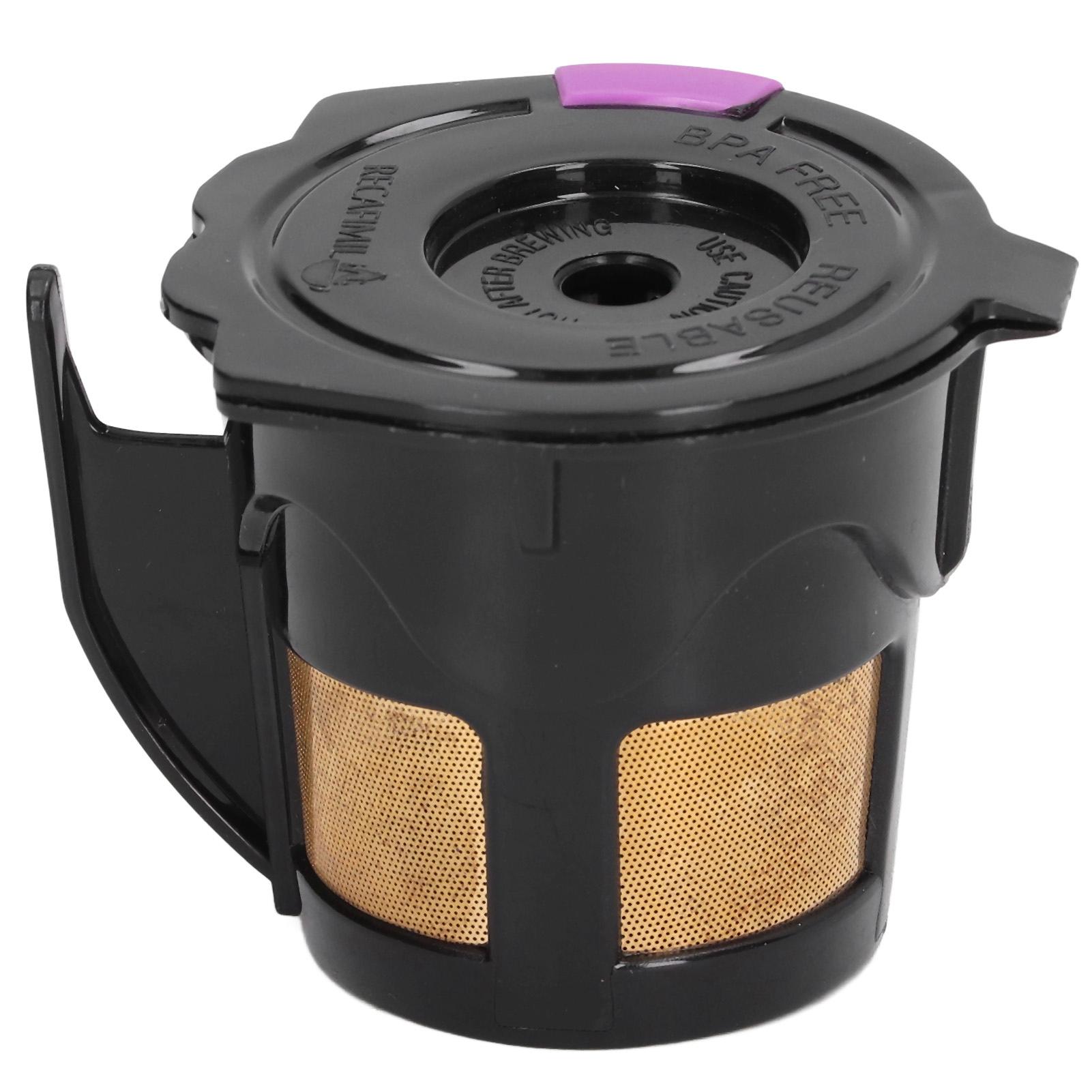 Gold Plated Capsule Cup Reusable Refillable Coffee Capsule Filter for K200 K300 K350 K360 K400Large Cup