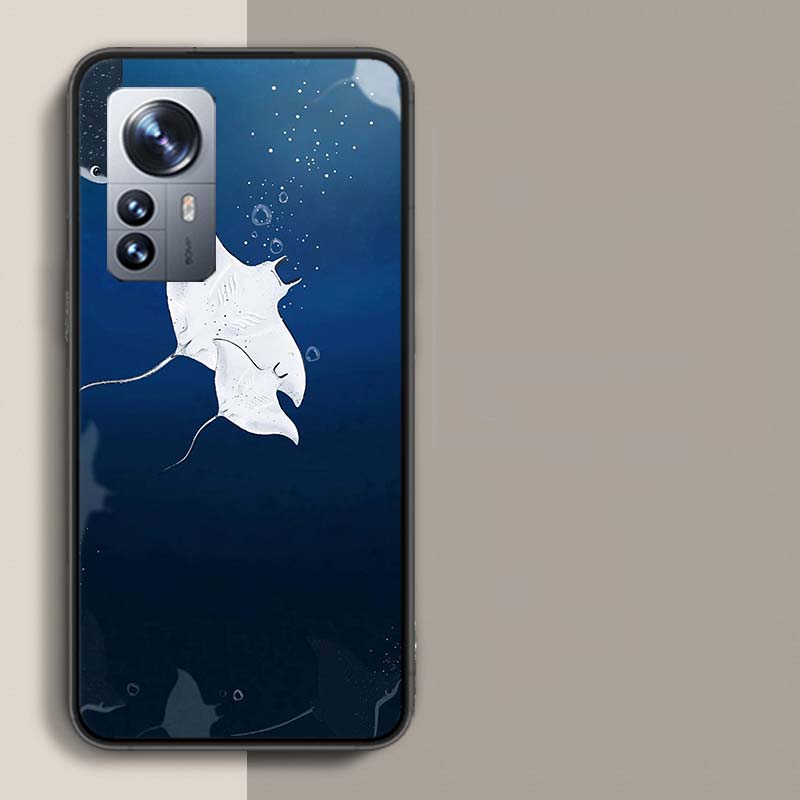 Fisch Cool Mantarochen Handyhülle Für Redmi Note 13 Pro Plus 14 Pro+ 12S 12 11S 11T 11E 11 10S 10 9S 9 Xiaomi Capa TPU