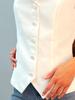 2025 Summer V-neck Vest: Women's Fashionable Buttoned Tank with Breathable Solid Color for Commuting - European & American Style