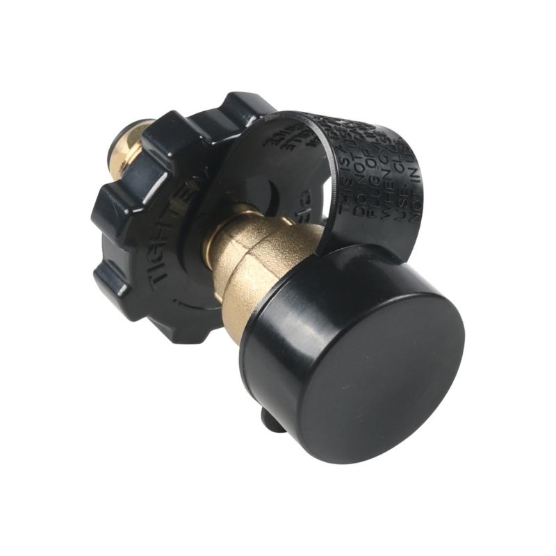 Brass Propane Adapter Converts POL Tanks To QCC Connection Suitable for Campers and Barbecue Enthusiast Outdoor Grilling