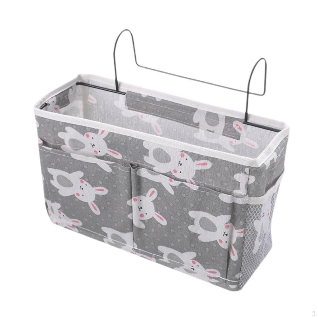 Hängend am Bett mit Seitenbefestigung, Raumorganizer für das Nötigste