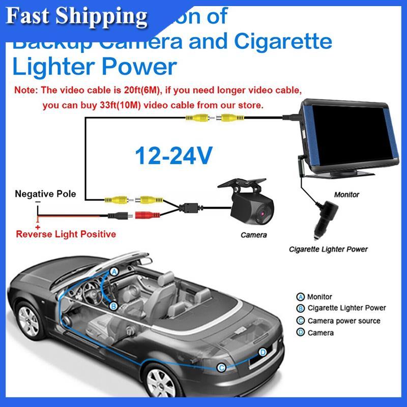 7Inch Car Capacitive Touch Navigation Screen Wireless Carplay And Android Auto Car Portable Player With AHD Camera,A Accessories