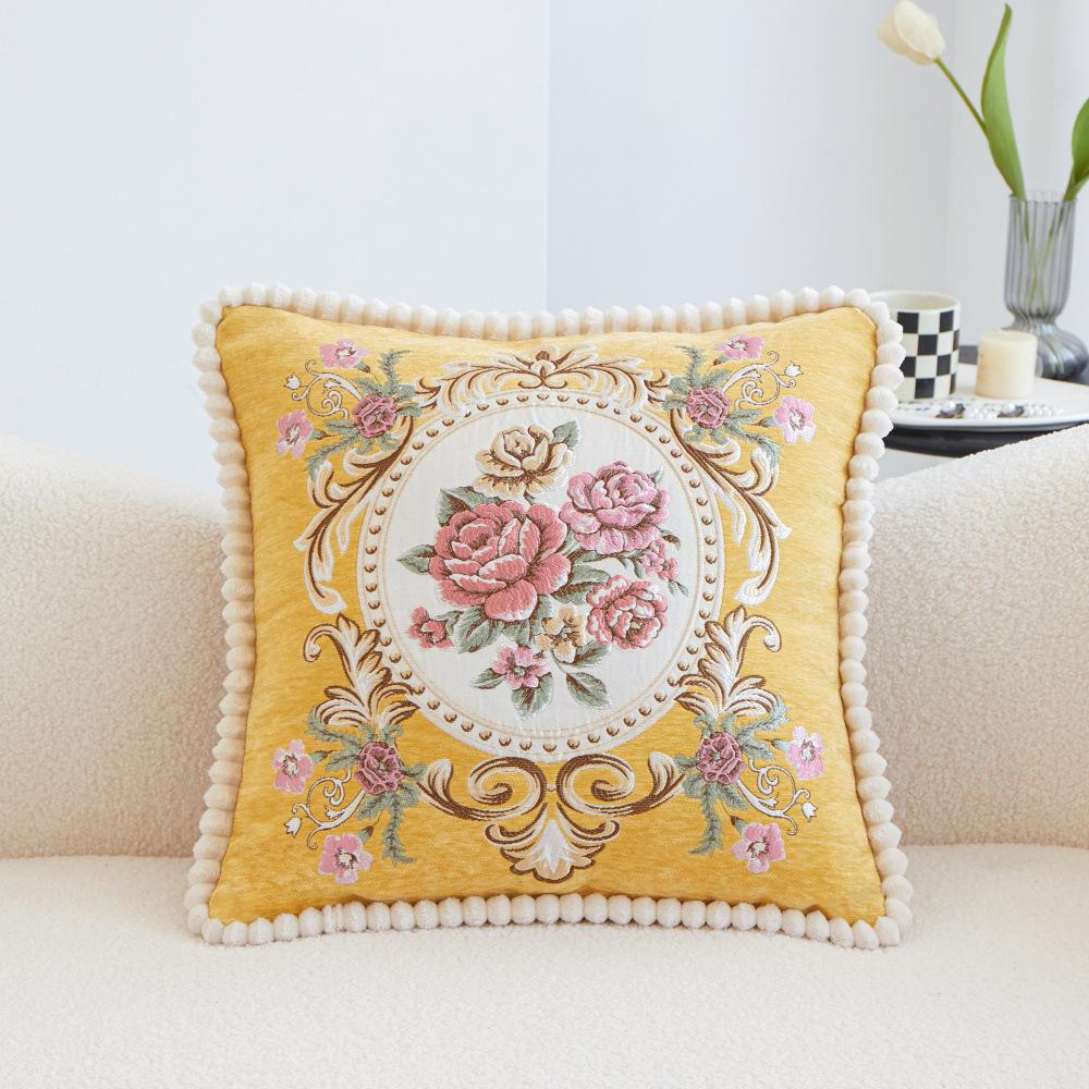 Dickes Sofakissen, leichter Luxusstil, hochwertiges Kissen, Bettkissen