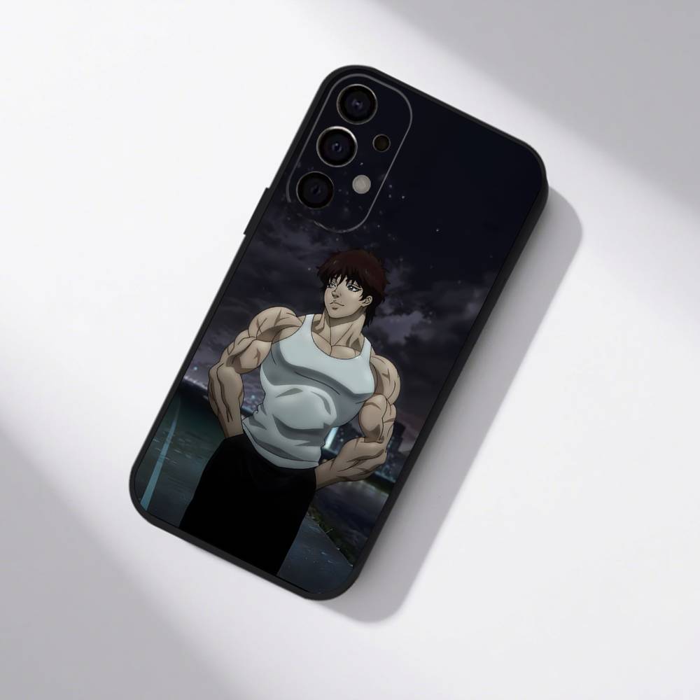 Baki Anime H-Hanma Phone Case For Samsung S25,S24,S21,S22,S23,S30,Ultra,S20,Plus,Fe,Lite,5G Black Cover