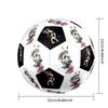 Ronaldo's Portugal Jersey Soccer Ball Size 5 Football Machine-Stitched Indoor/Outdoor Training and Matches Ideal for Soccer Enthusiasts
