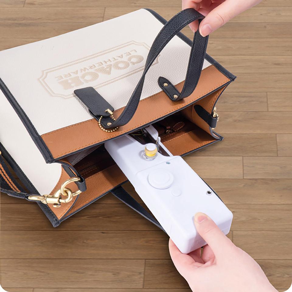 Portable Mini Sewing Machine Handheld Electric Sewing Machine with Bobbin for Needlework Handwork Home Travel Sewing Accessories