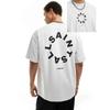 Luxury Cotton T-shirt Unisex Summer Trendy Loose Short Sleeve Top for Men Women Kids Big Size Family Matching 2024 New Arrival