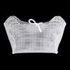 5pc Small Knitting &Weaving Plastic Mesh Sheet, DIY White Mold Stencil Accessories, Easy To Weave Bag, Perfect Creative DIY Gift