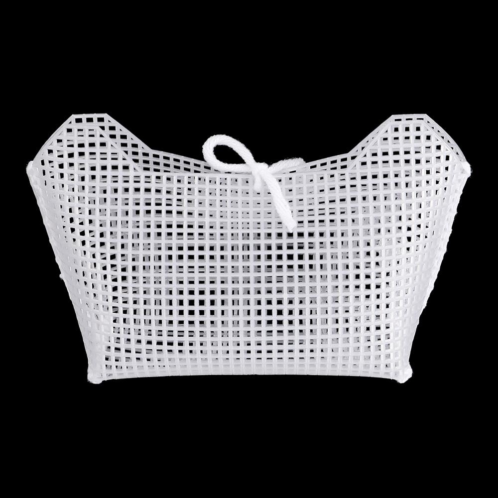 5pc Small Knitting &Weaving Plastic Mesh Sheet, DIY White Mold Stencil Accessories, Easy To Weave Bag, Perfect Creative DIY Gift