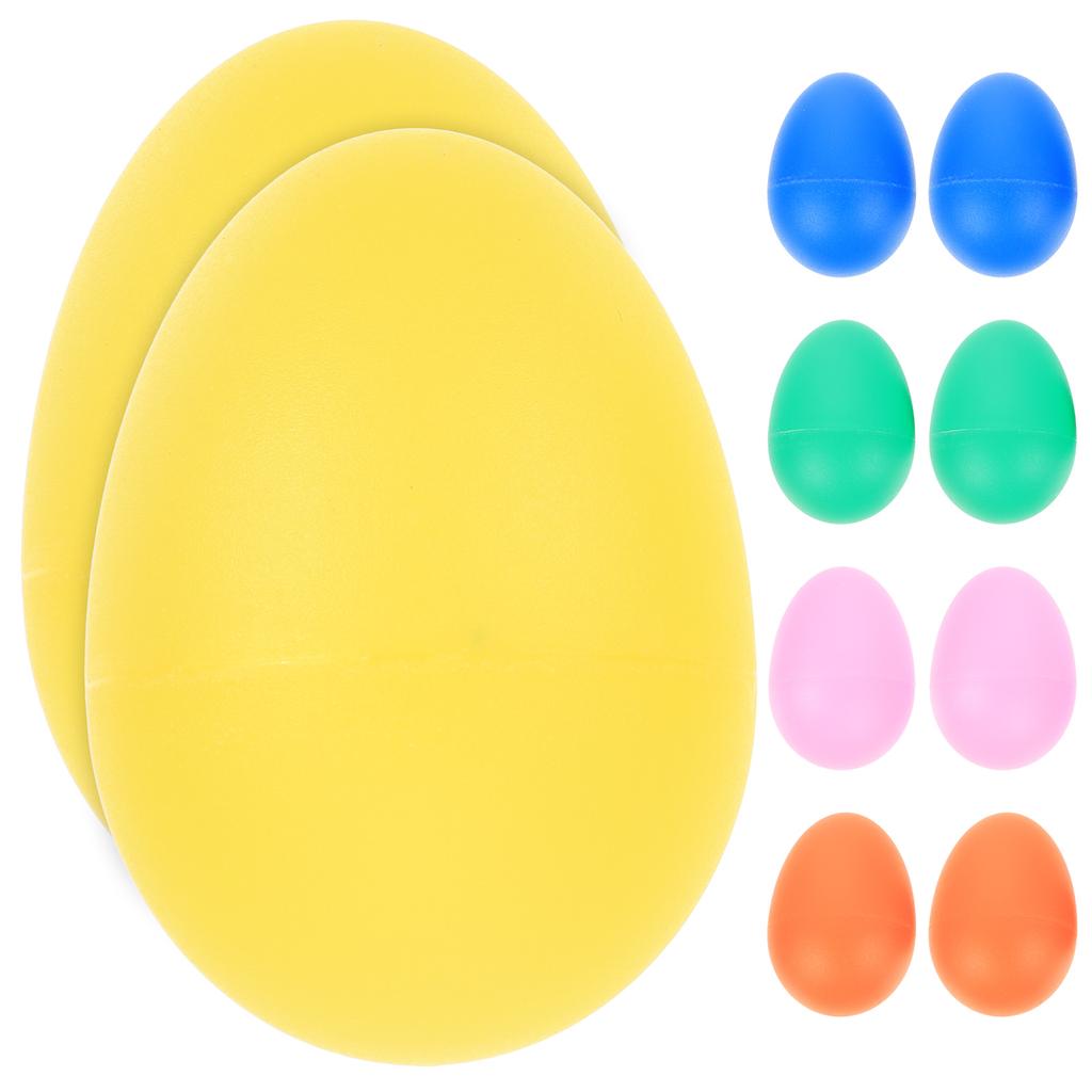 10 Stuks Kinderpercussie-instrument Elektrische Muzikale Drum Eieren Kinderinstrumenten Speelgoed Pasen Kinderspeelgoed Pokdalig