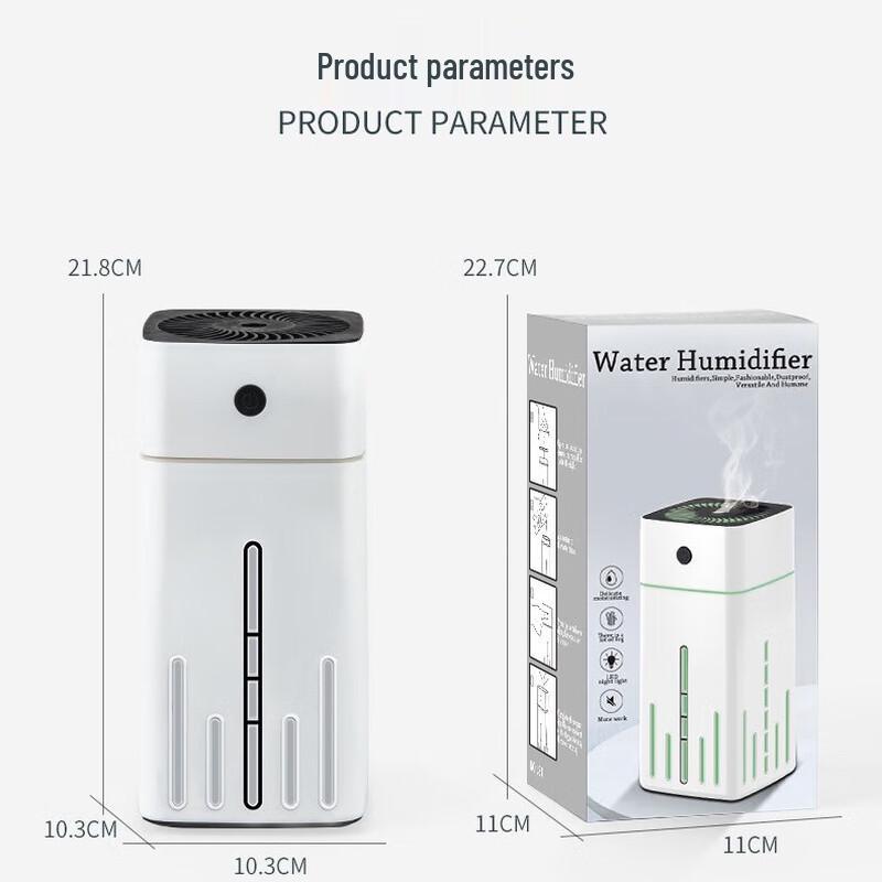 Lilang Water Cube Dual Nozzle USB Humidifier