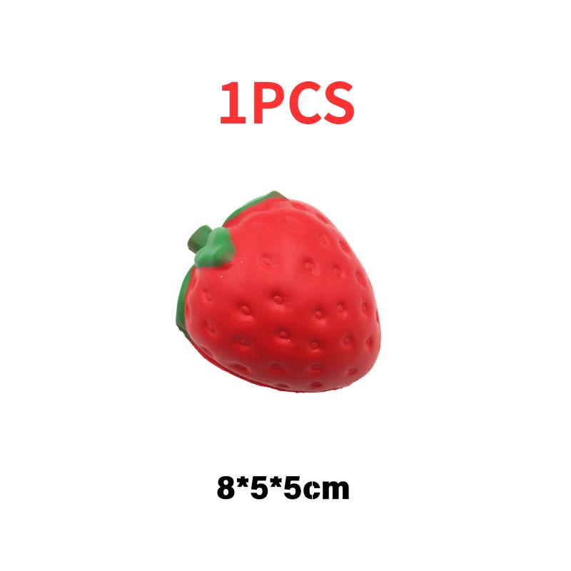 Super Jumbo Strawberry Squishy Cream Scented Slow Rising Non-Toxic Anti-Anxiety Squeeze Venting Toy for Kids Adults