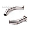 R1 Motorcycle Exhaust Pipe Modification, Stainless Steel Mid-Section, Non-Destructive, Compatible with 2009-2014 Models