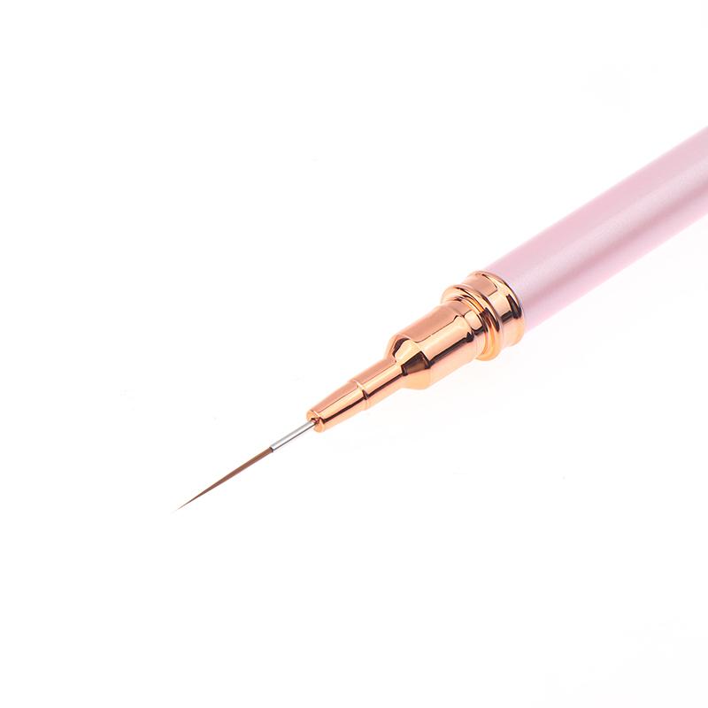 1/5 buc Pensule Profesionale pentru Nail Art, Linii, Detalii, Desen, Pictură, Instrumente Tip Stilou pentru Manichiură