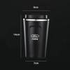 Portable Car h5 Coffee Cup Laser Auto Logo Insulated Mug For Ford ST Line Focus Mustang Fiesta Puma Ranger Kuga MK7 MAX F150 Mondeo
