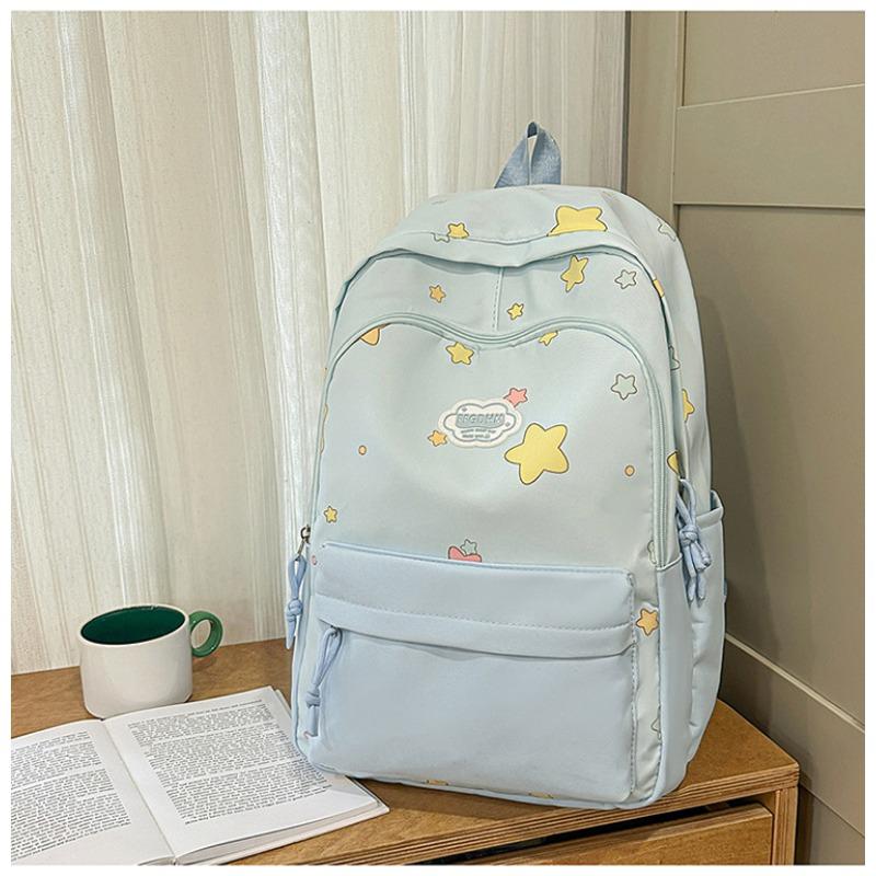 The New Schoolbag Is High-value, Fresh and Sweet, Candy-colored Backpack, Lightweight and Large-capacity Backpack for Junior High School Students.