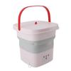 10.5L Small Washing Machine Fully Automatic Blue Lighting Deep Cleaning Foldable Washer for Apartment Dormitory Hotel