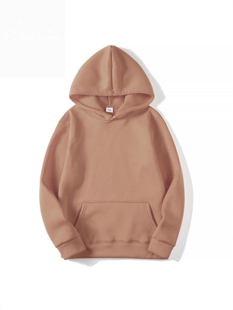 Men's Cross-border E-commerce Autumn/Winter Thickened Velvet Hoodie - Fashionable, Comfortable, Simple Casual Sweatshirt