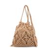 Crochet Bag Women's Bohemian Style Hollow Shoulder Bag Woven Small Bag