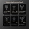 Multifunctional Muscle Relaxation Long-handle Massage Gun Remission Deep Tissue Percussion Body Electric Massage Gun