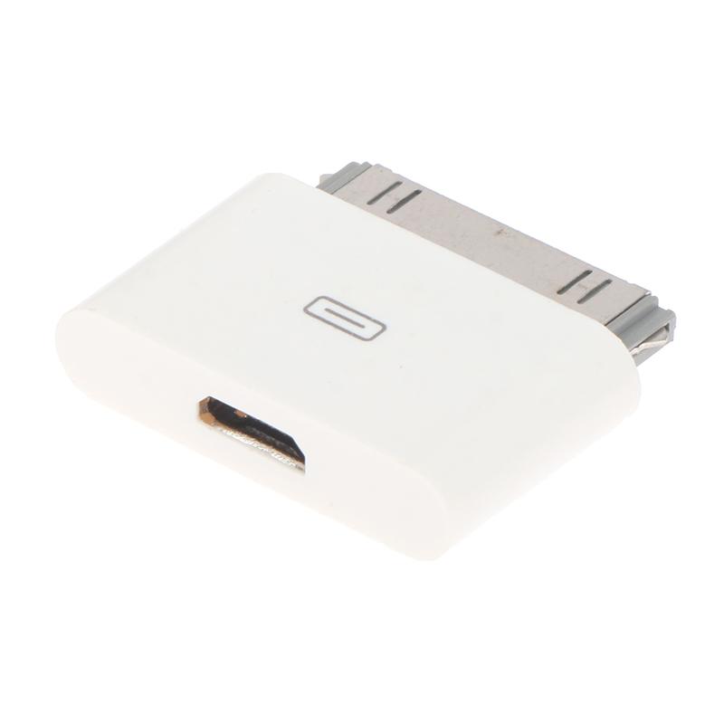 Adaptateur Convertisseur Chargeur Micro USB vers 30 broches pour iPhone 4 4s 3gs iPod Adaptateur de Synchronisation de Données