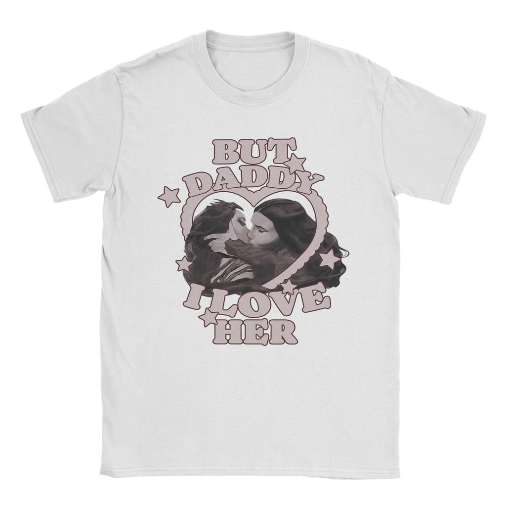 But Daddy I Love Her Aubrey Plaza Green Witch T Shirt Unisex 100 Cotton Novelty TShirt O Neck Tee Shirt Short Sleeve Clothing