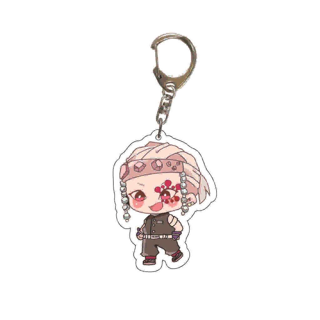 Demon Slayer Kimetsu No Yaiba Acrylic Key Ring Backpack Pendant Anime Cosplay Accessory Gift for Fans Collection