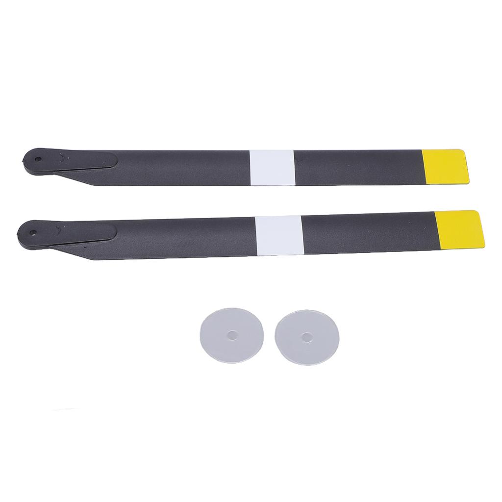 RC Helicopter Main Rotor Blades Lightweight Propeller Spare Parts Stable Flight Easy Installation Black