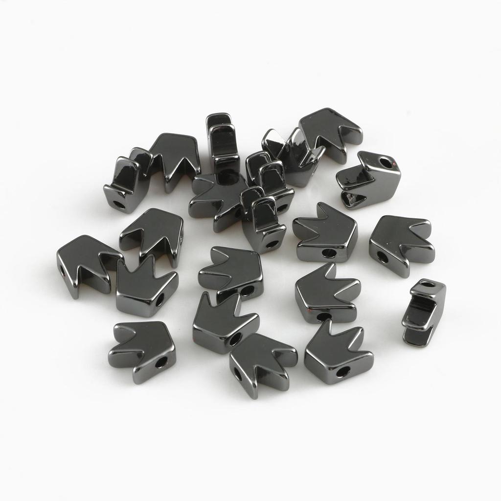 10pcs Copper Beads Charms Cross Heart Star Moon Beads Plated Crafts Color Retention Beads for Jewelry Making Diy Bracelet Necklace