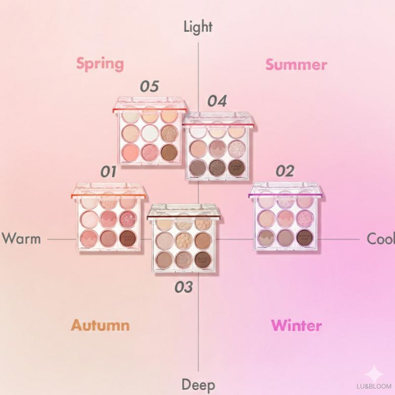 AMUSE Eye Color Palette 0.19oz/0.6gx9 (+Free gift)