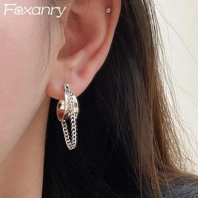 Verhindern Sie Allergien Kette Quaste Ohrringe für Frauen Paare Neue Mode Vintage Geometrische Handgemachte Geburtstag Party Schmuck