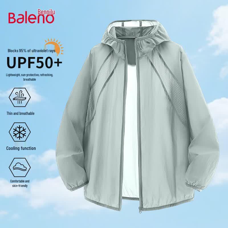 Baleno Men's UPF50+ Hooded Sun Protection Jacket