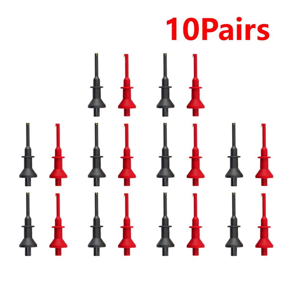 Probe Hook Kits 4mm Banana Jack Telescopic Spring Damage Test Hook High Current Multimeter Test Probe Hook Electrical Hand Tools