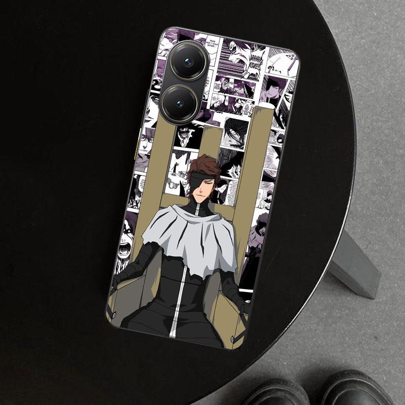 Aizen Sousuke Bleach Phone Case Cover for Xiaomi Poco X6 X5 X7 Pro F7 Ultra Redmi 15C 15 13C 13 12C 12 10C 10 10A 9C 9A 9T 9 Coq