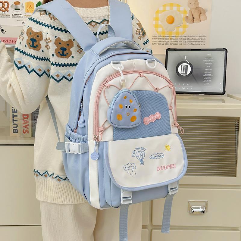 Japanese Student Backpack Female Elementary School Student with High Appearance  Cute Junior High School Student Backpack