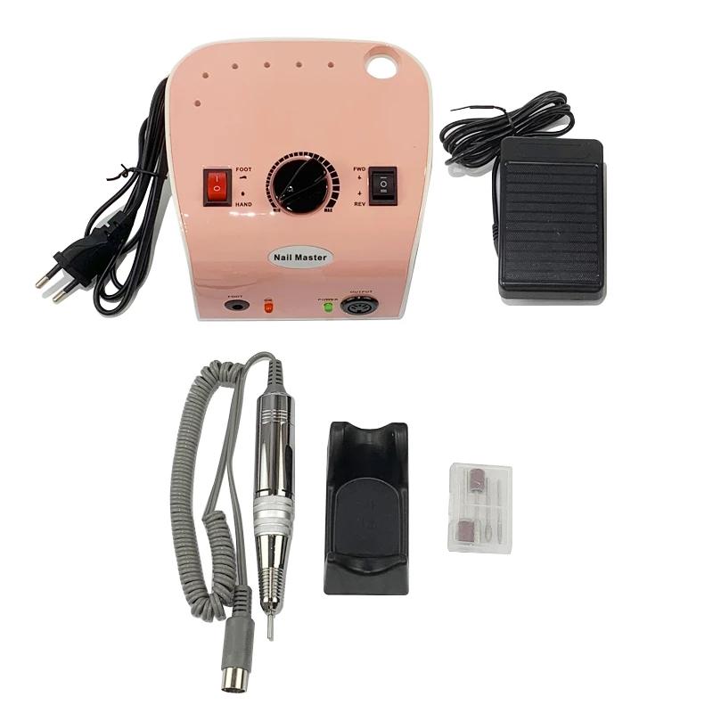 Electric Nail Drill Machine 35000 RPM Manicure Machine Milling Cutter Manicure Pedicure Kit Electric File Nail Art Tool