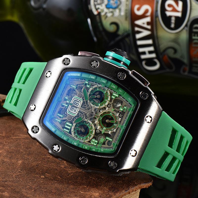 Barrel-type Youth and Fashion Small Three-pin Sports Six-pin Multi-functional Quartz Watch
