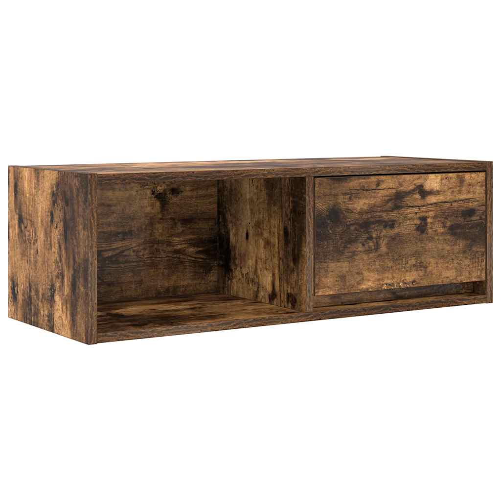 TV Cabinet Smoked Oak 80 x 31 x 25.5 cm Particleboard
