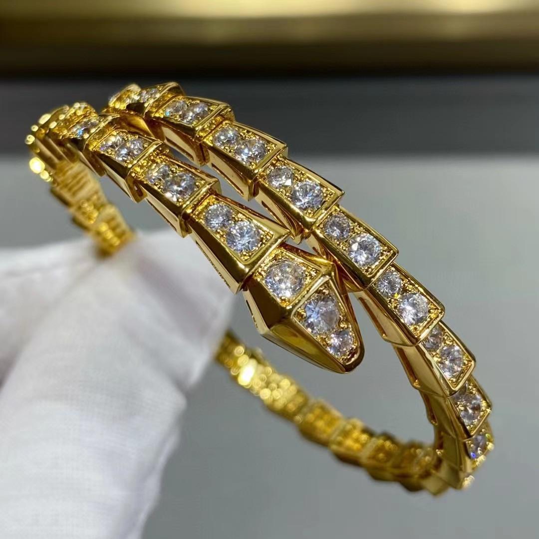 

Женский браслет в форме змеи, классический дизайн, подарок на День матери 19CM