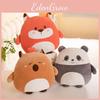 Capybara Penguin Fox Plush Toys Animal Stuffed Doll Room Decoration Gift Kids