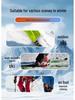 Arctic Velvet Windproof Knee Pads for Winter Riding - Thick, Cold-Proof Leg Warmers for Men & Women