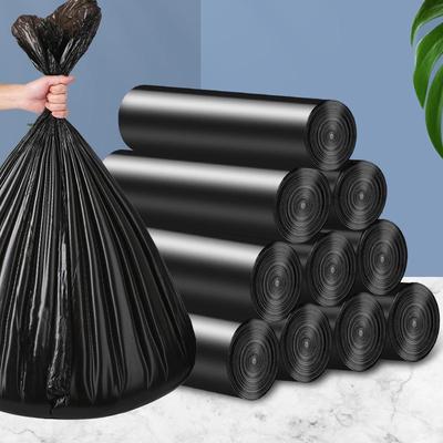 Thickened Black Disposable Garbage Bags for Home & Hotel Use