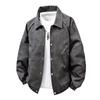 2025 New Spring and Autumn Fattened Plus Size Men's Jacket Trendy Fashion Casual Versatile Korean Version Coat Men