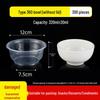 ZISIZ Disposable Plastic Takeout Bowl
