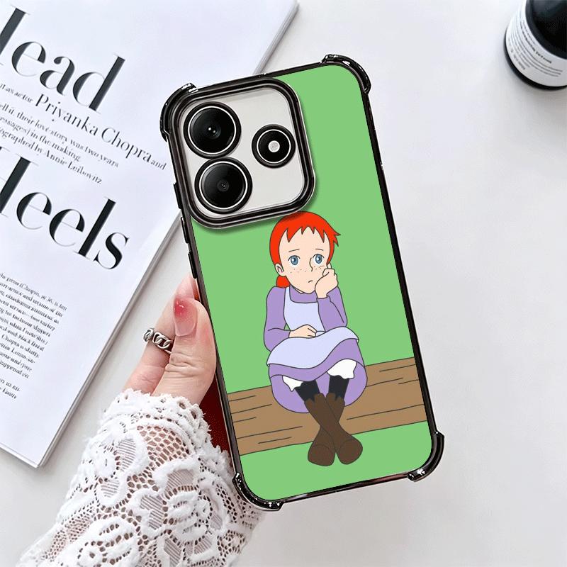 Anne Of Green Gables Shirley Galvanisiert Handyhülle Für Xiaomi Redmi Note 14 15 Pro Plus 13 12 11 11S 11T 10 9S 9 5G Sturzfest Airab