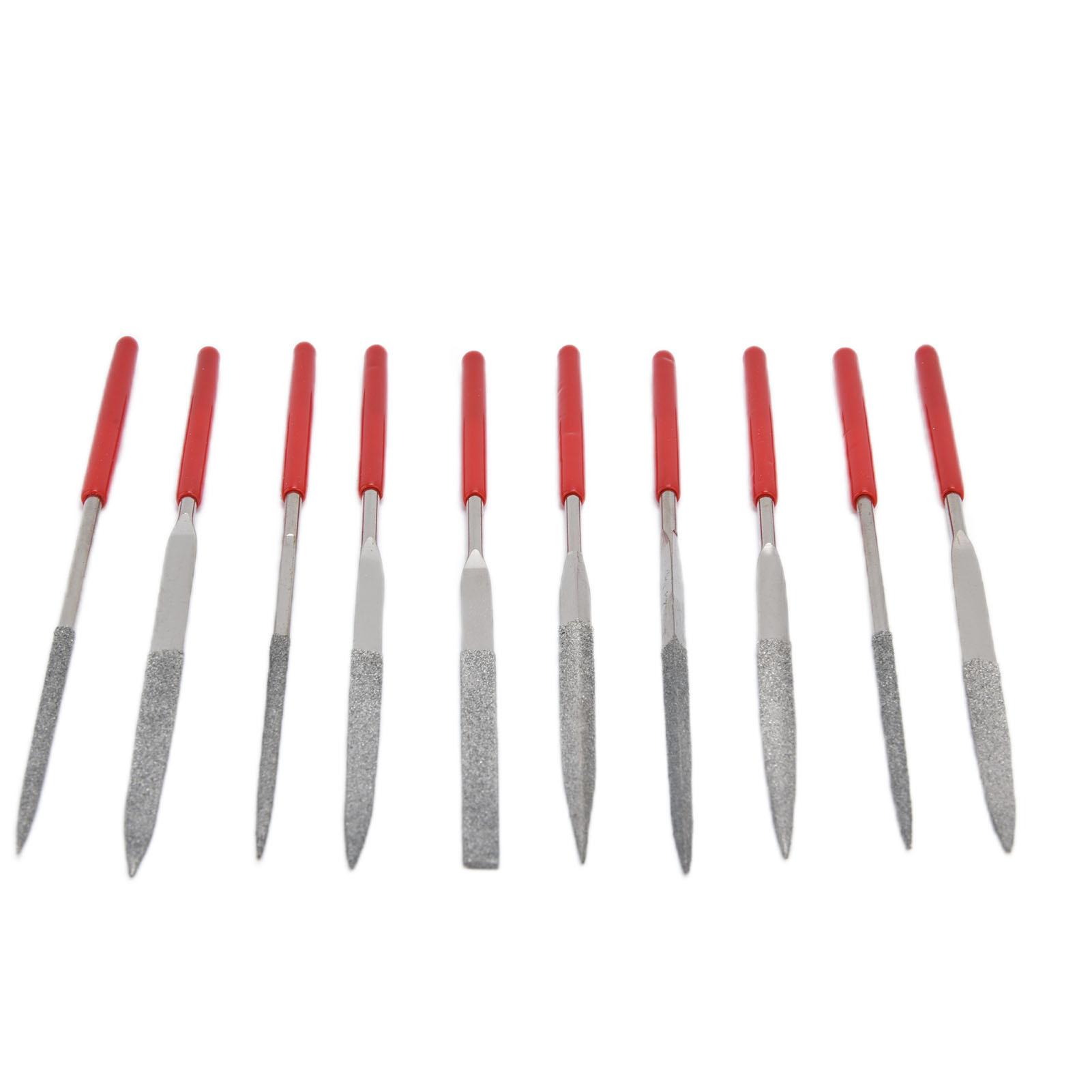 

Набор надфилей 10 шт. Закаленные Прочные Долговечные Удобная рукоятка Удобные Ювелирные надфили 5x180 мм