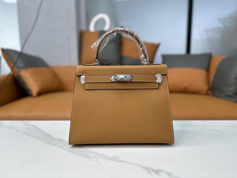 26 New Genuine Leather Women's Bag Palm Pattern Mini 22CM25 Silver Buckle Handbag Single Shoulder Diagonal Cross-border