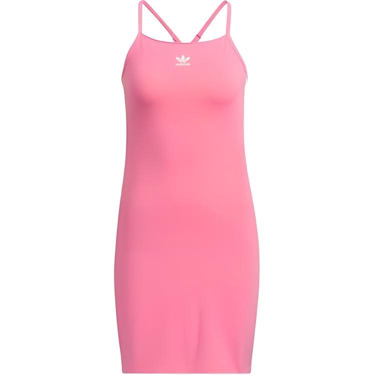 (WMNS) adidas originals Adicolor 3-Stripes Mini Dress Asia Sizing Pink Women s JE6044 XS