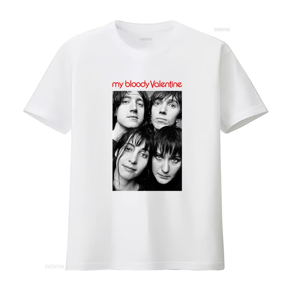 Vintage My Bloody Valentine 1991 Tour T-Shirt Klassischer Rock-Vibe für Fans vintage Gewaschen Streetwear Atmungsaktiv Unisex Leicht
